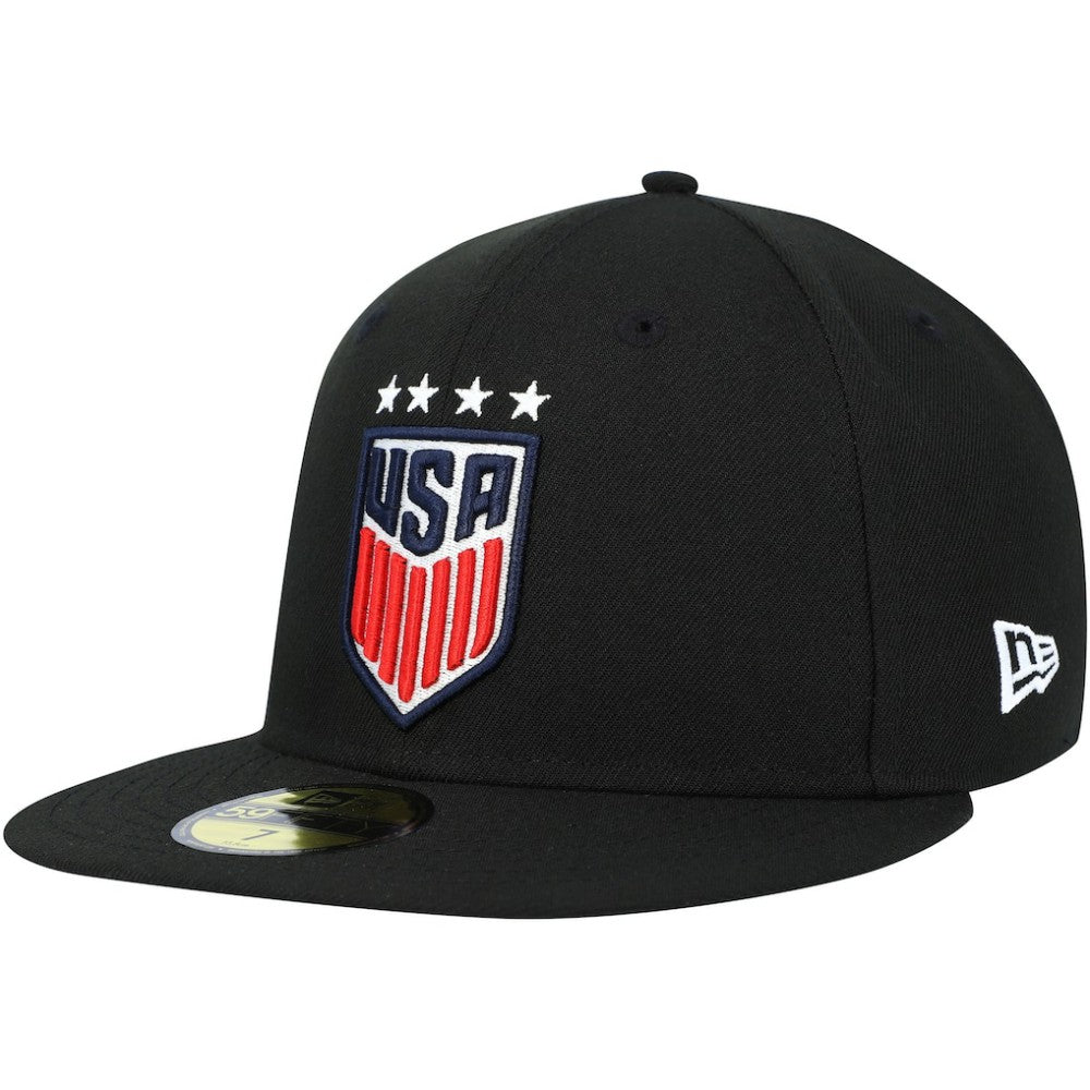 USWNT New Era Team Basic 59FIFTY Fitted Hat Black - New Era
