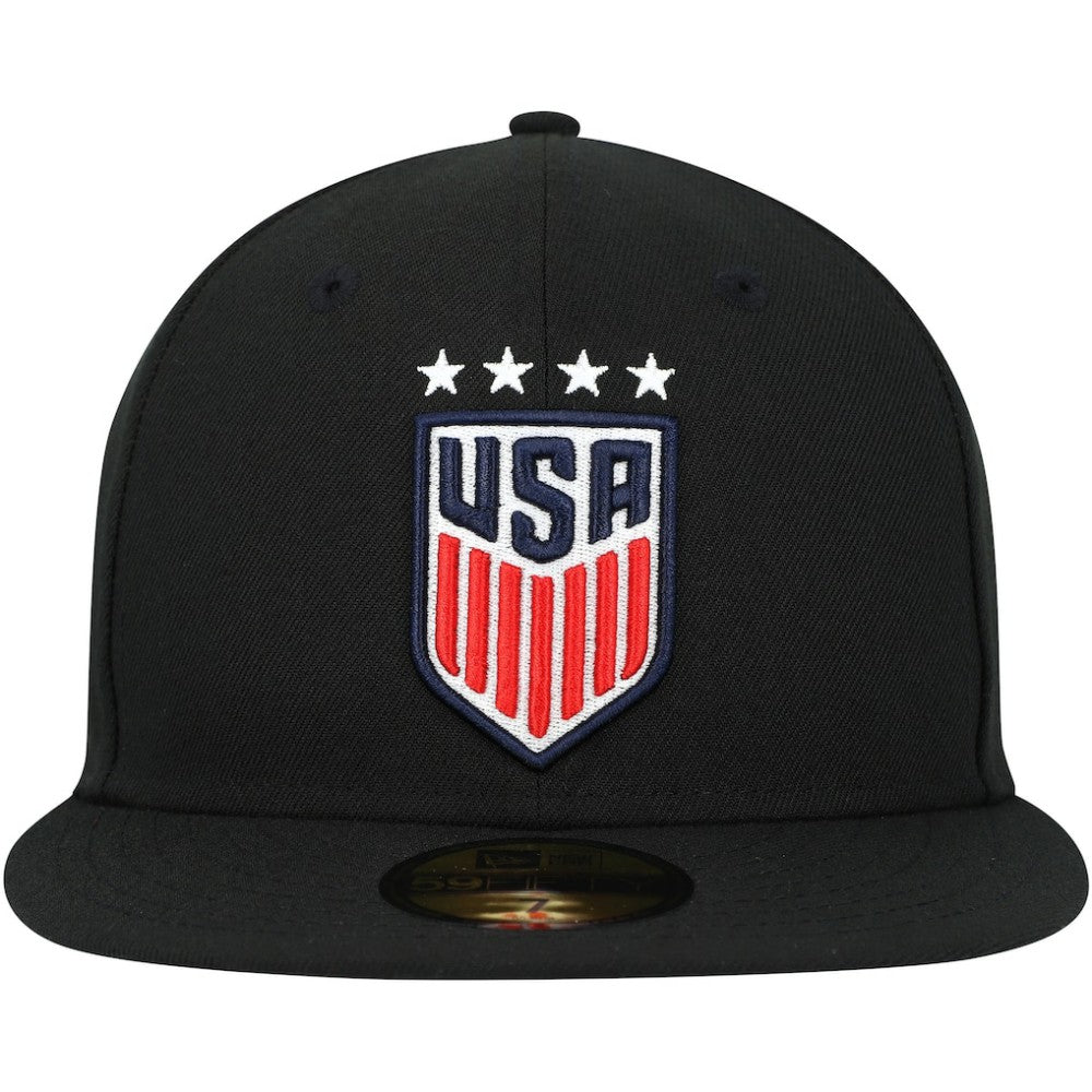USWNT New Era Team Basic 59FIFTY Fitted Hat Black - New Era