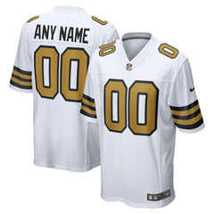 New Orleans Saints Nike Alternate Custom Game Jersey