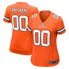 Denver Broncos Nike Women's Alternate Custom Game Jersey