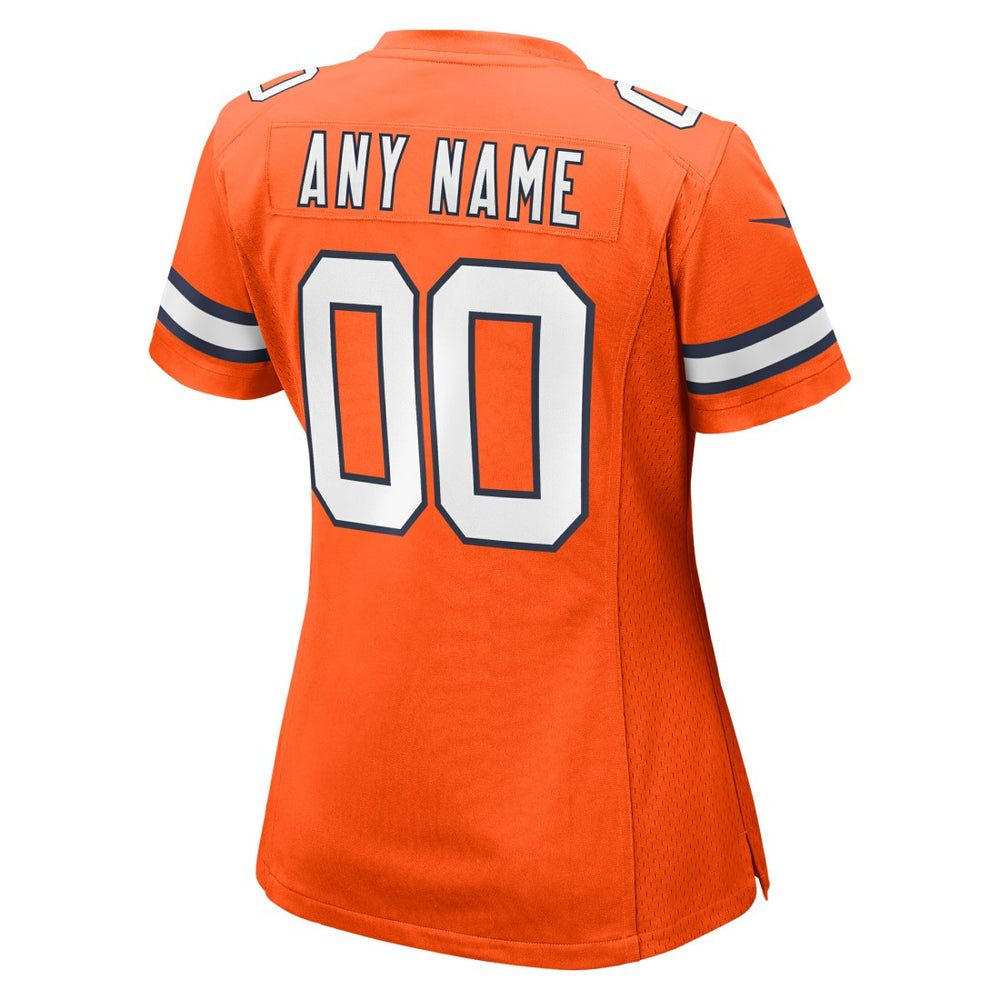 Denver Broncos Nike Women's Alternate Custom Game Jersey