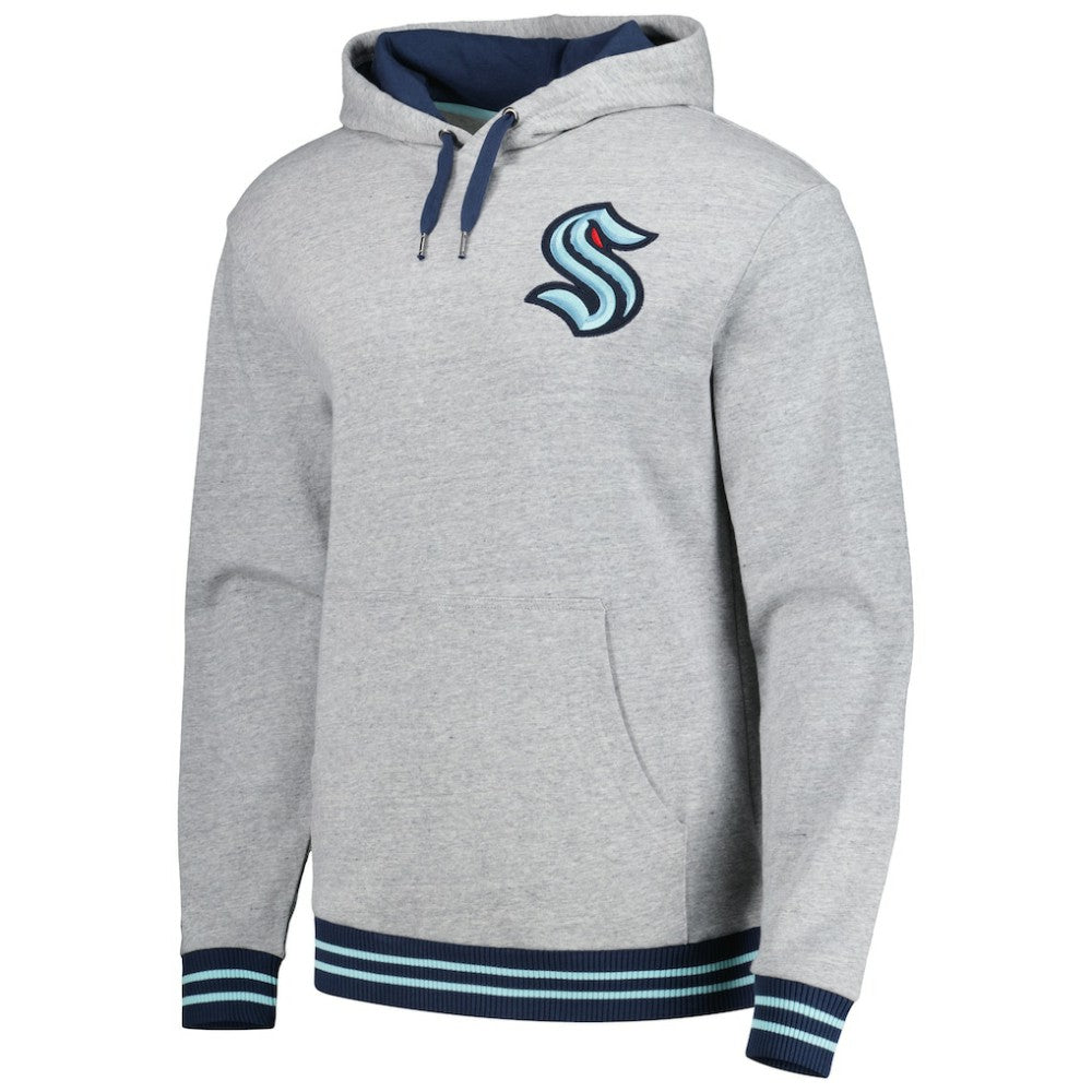 Seattle Kraken Mitchell & Ness Classic French Terry Pullover Hoodie Discount