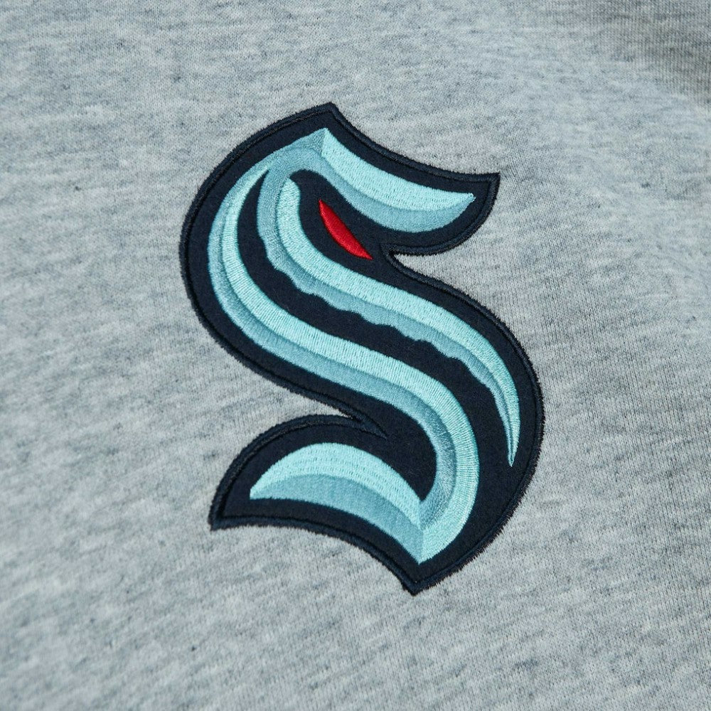 Seattle Kraken Mitchell & Ness Classic French Terry Pullover Hoodie Discount