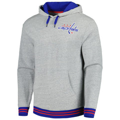 Washington Capitals Mitchell & Ness Classic French Terry Pullover Hoodie On Sale