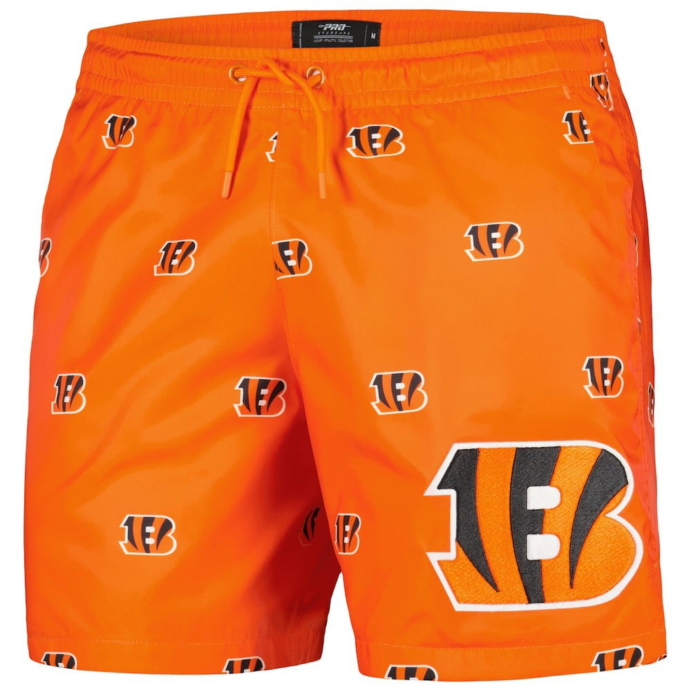 Cincinnati Bengals  Pro Standard Allover Print Mini Logo Shorts