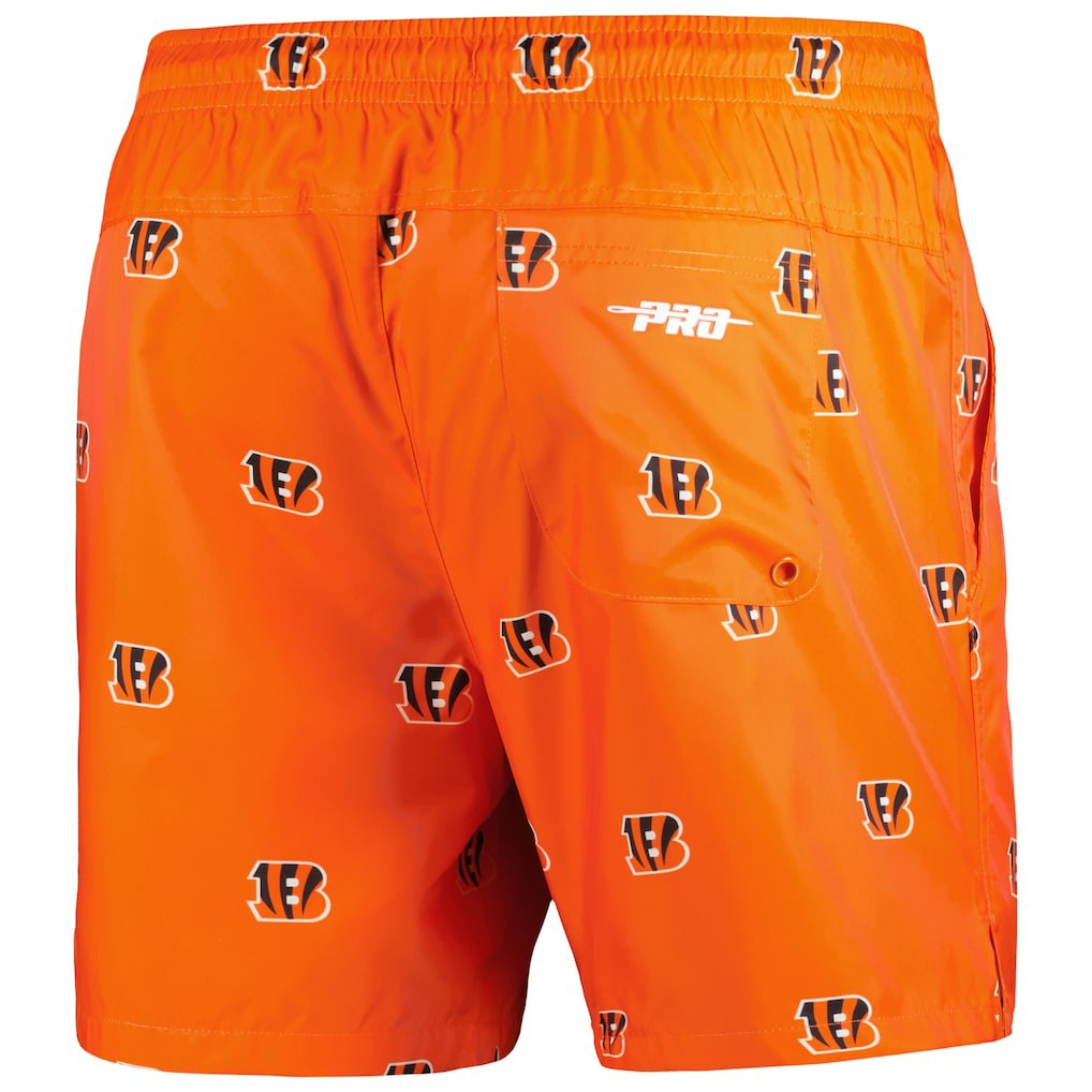 Cincinnati Bengals  Pro Standard Allover Print Mini Logo Shorts