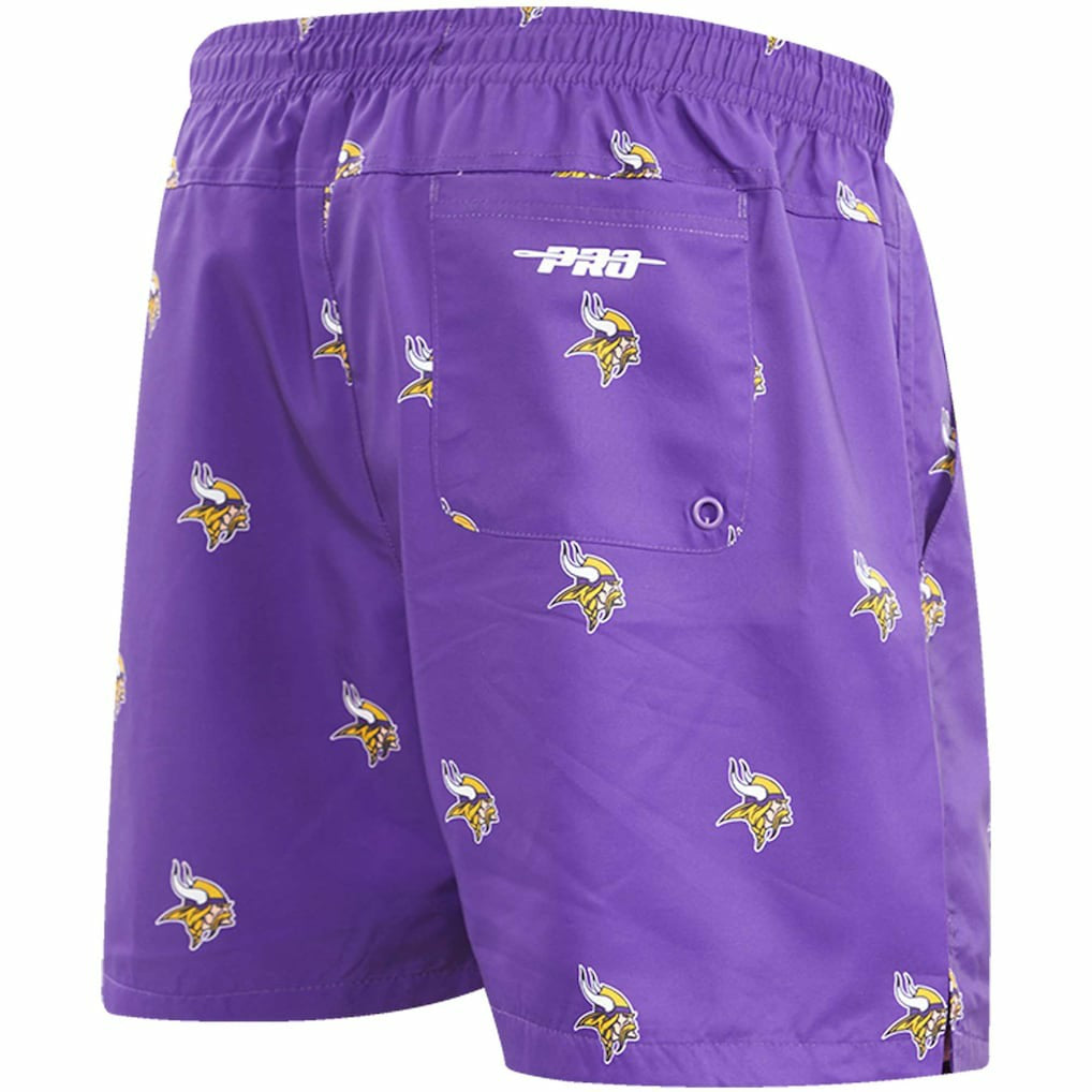 Minnesota Vikings  Pro Standard Allover Print Mini Logo Shorts