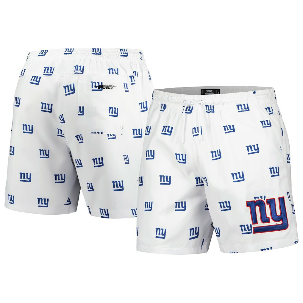 New York Giants  Pro Standard Allover Print Mini Logo Shorts