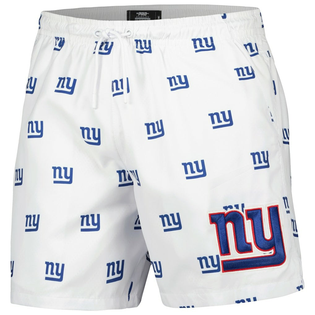New York Giants  Pro Standard Allover Print Mini Logo Shorts