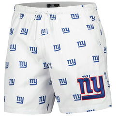 New York Giants  Pro Standard Allover Print Mini Logo Shorts