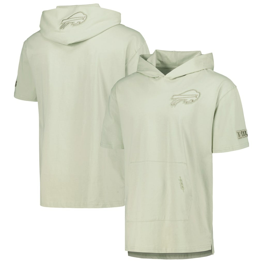 Buffalo Bills  Pro Standard Neutrals Short Sleeve Pullover Hoodie