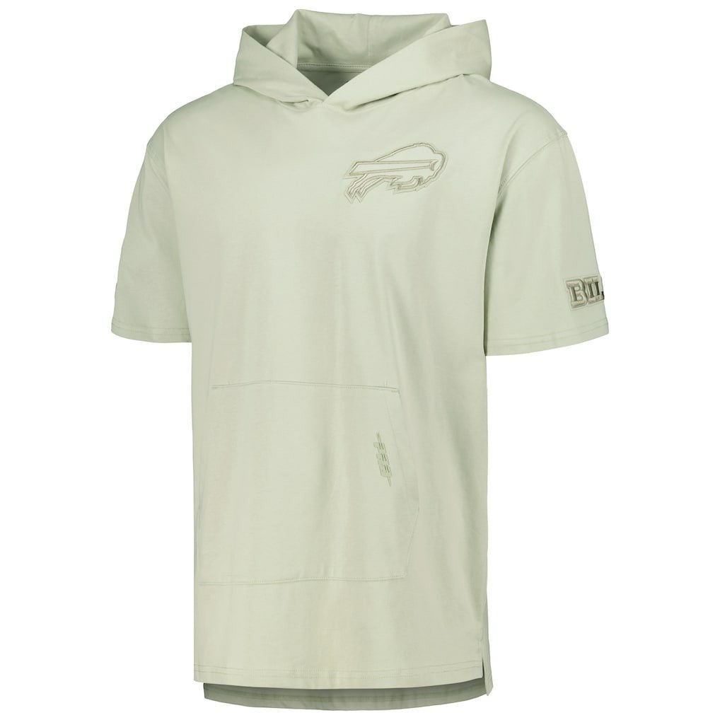 Buffalo Bills  Pro Standard Neutrals Short Sleeve Pullover Hoodie