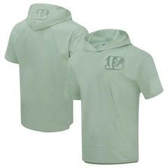 Cincinnati Bengals  Pro Standard Neutrals Short Sleeve Pullover Hoodie