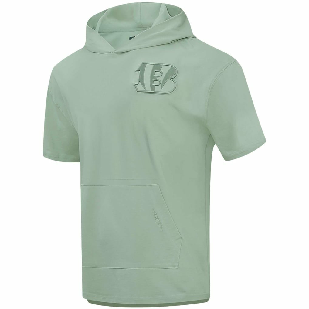 Cincinnati Bengals  Pro Standard Neutrals Short Sleeve Pullover Hoodie