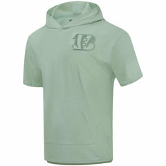 Cincinnati Bengals  Pro Standard Neutrals Short Sleeve Pullover Hoodie