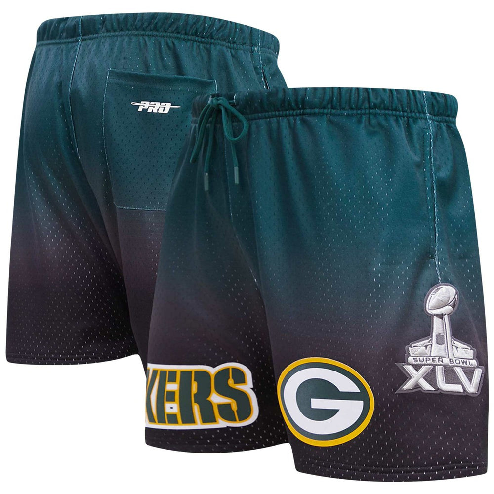 Green Bay Packers  Pro Standard Ombre Mesh Shorts