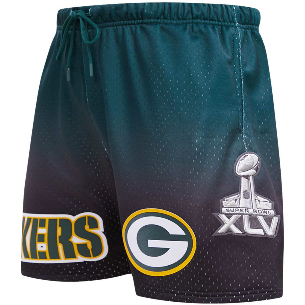Green Bay Packers  Pro Standard Ombre Mesh Shorts