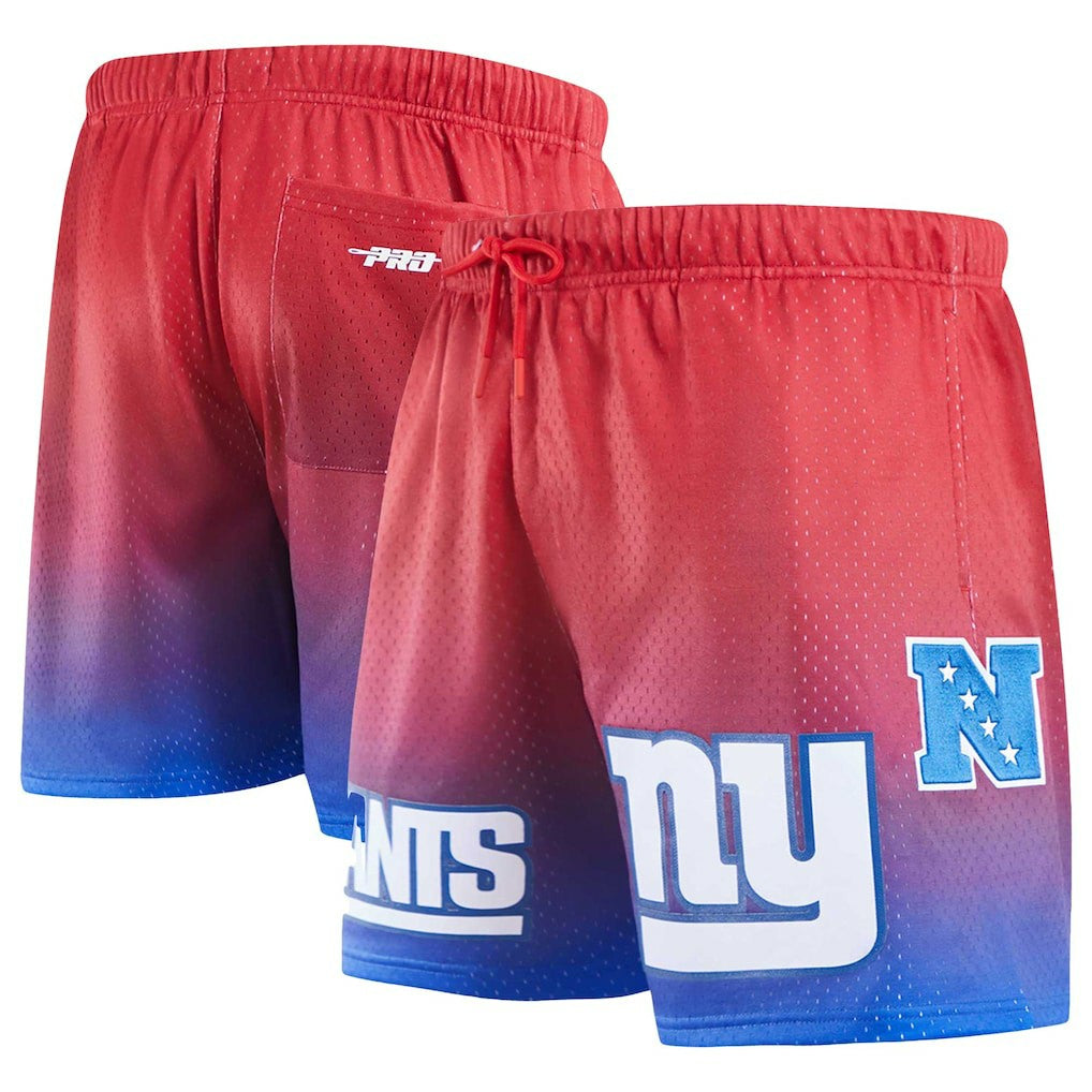 New York Giants  Pro Standard Ombre Mesh Shorts