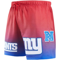 New York Giants  Pro Standard Ombre Mesh Shorts