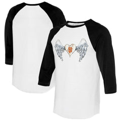 San Francisco Giants Tiny Turnip Women's Angel Wings 3/4-Sleeve Raglan T-Shirt | MLB Shop