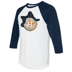 Houston Astros Tiny Turnip Women's Baseball Bow 3/4-Sleeve Raglan T-Shirt | MLB Shop