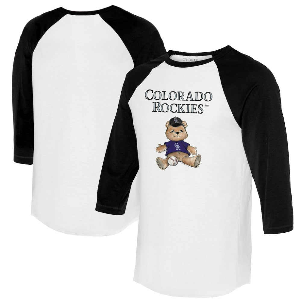 Colorado Rockies Tiny Turnip Women's Teddy Boy 3/4-Sleeve Raglan T-Shirt | MLB Shop