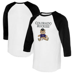 Colorado Rockies Tiny Turnip Women's Teddy Boy 3/4-Sleeve Raglan T-Shirt | MLB Shop