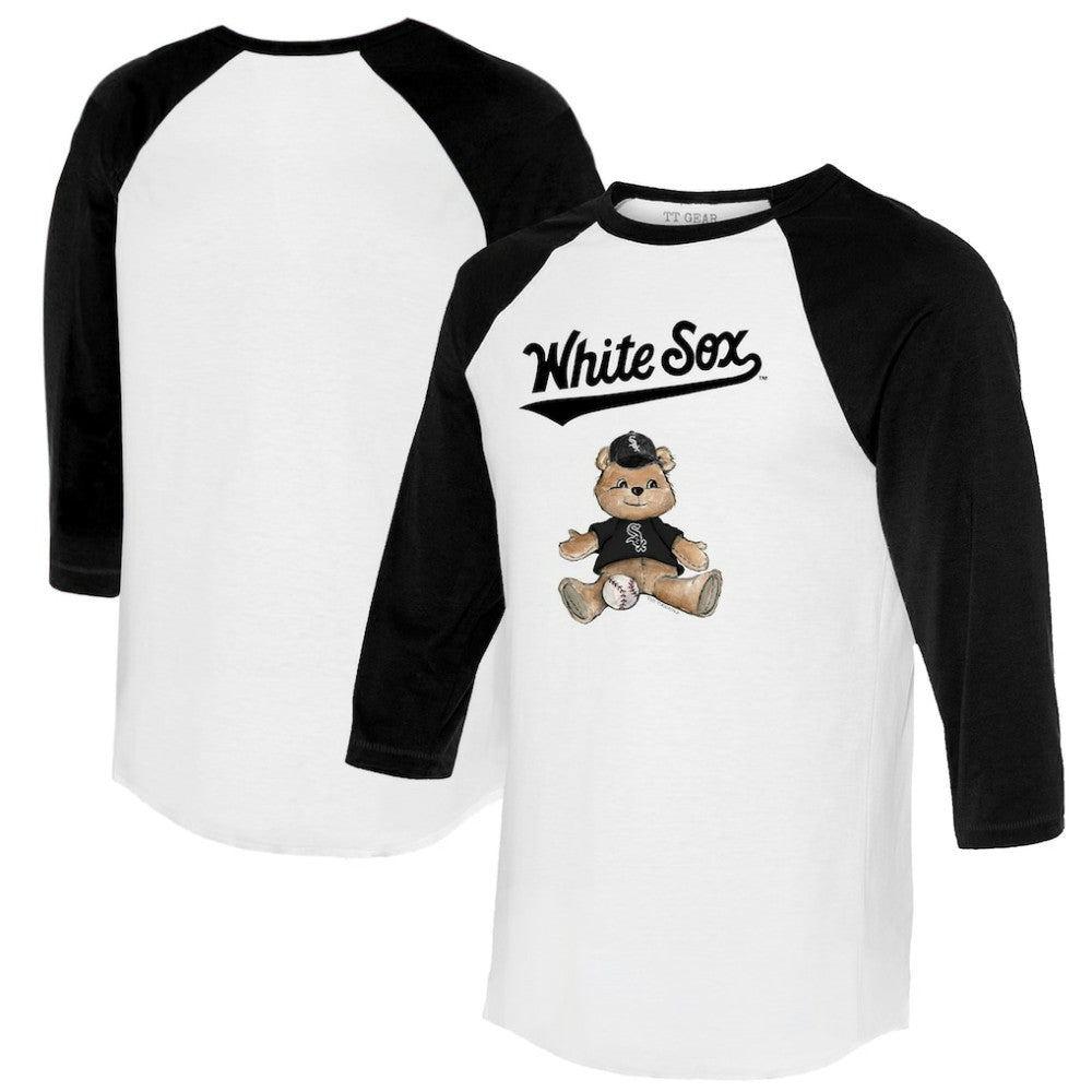 Chicago White Sox Tiny Turnip Women's Teddy Boy 3/4-Sleeve Raglan T-Shirt | MLB For sale