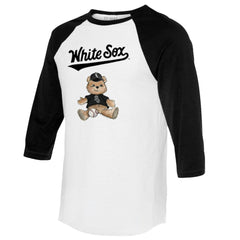 Chicago White Sox Tiny Turnip Women's Teddy Boy 3/4-Sleeve Raglan T-Shirt | MLB For sale