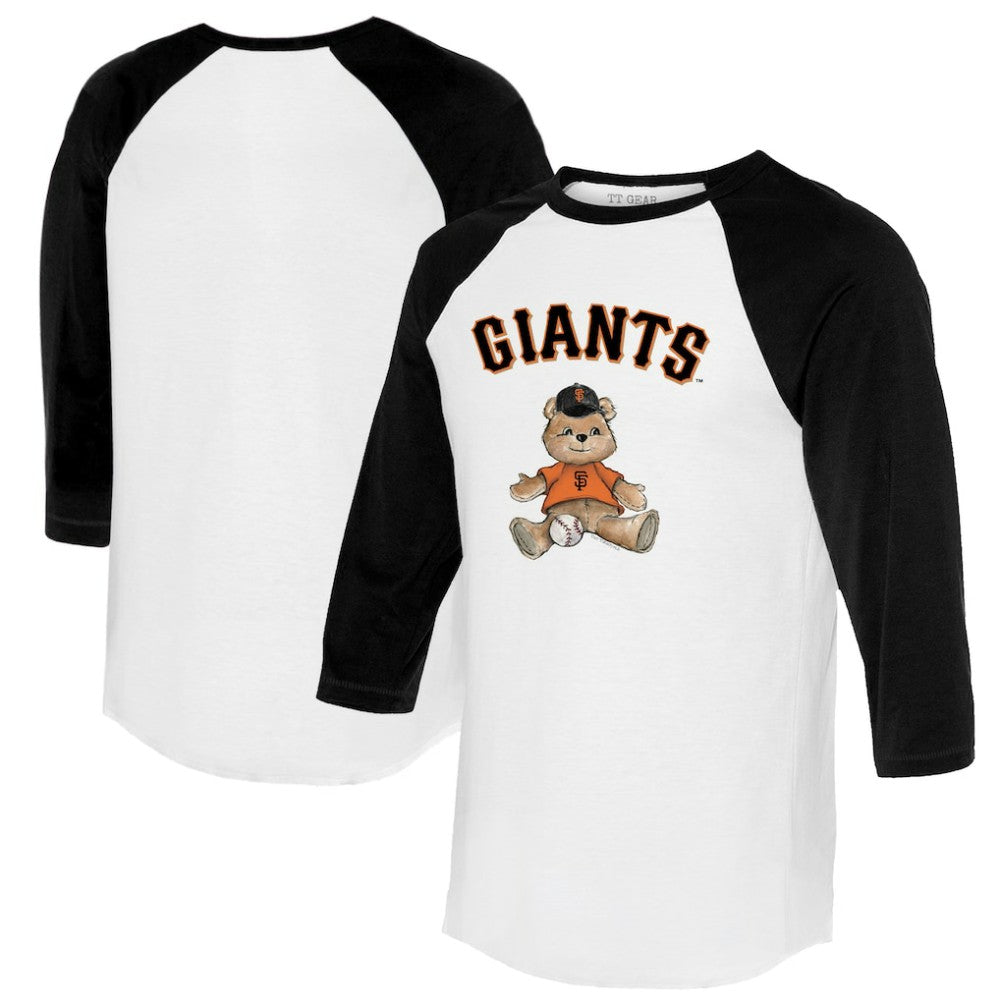 San Francisco Giants Tiny Turnip Women's Teddy Boy 3/4-Sleeve Raglan T-Shirt | MLB For sale