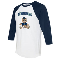 Seattle Mariners Tiny Turnip Women's Teddy Boy 3/4-Sleeve Raglan T-Shirt | MLB Discount