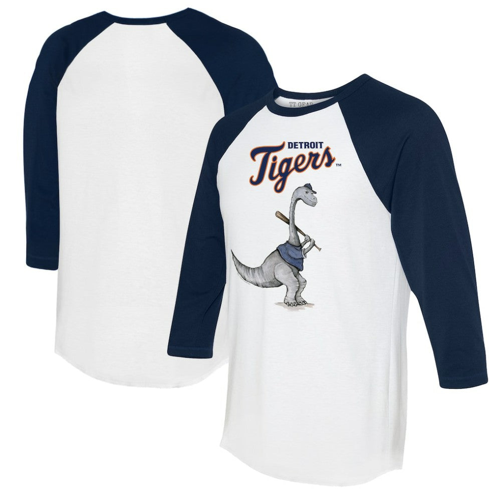 Detroit Tigers Tiny Turnip Women's Bronto 3/4-Sleeve Raglan T-Shirt | MLB Outlet
