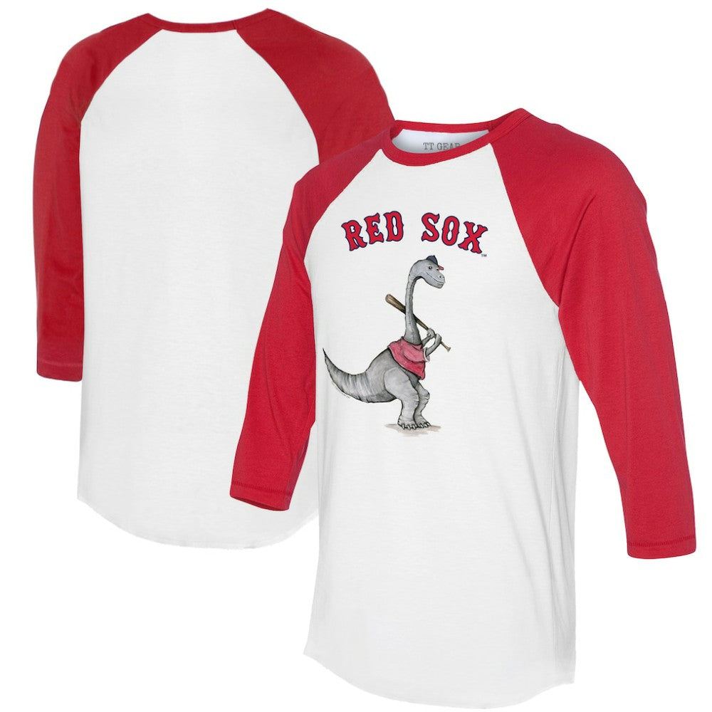 Boston Red Sox Tiny Turnip Women's Bronto 3/4-Sleeve Raglan T-Shirt | MLB Outlet