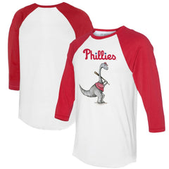 Philadelphia Phillies Tiny Turnip Women's Bronto 3/4-Sleeve Raglan T-Shirt | MLB Outlet