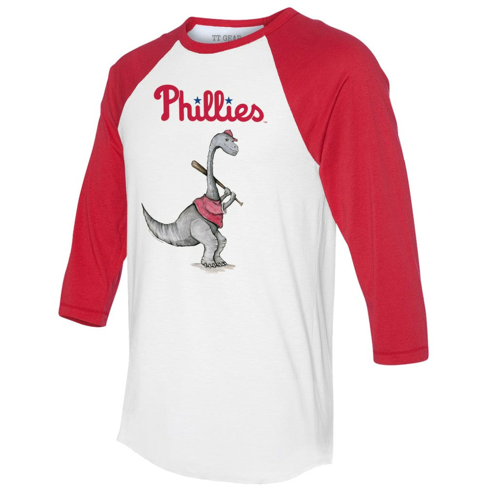 Philadelphia Phillies Tiny Turnip Women's Bronto 3/4-Sleeve Raglan T-Shirt | MLB Outlet
