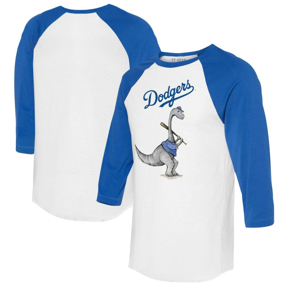 Los Angeles Dodgers Tiny Turnip Women's Bronto 3/4-Sleeve Raglan T-Shirt | MLB Online