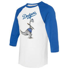 Los Angeles Dodgers Tiny Turnip Women's Bronto 3/4-Sleeve Raglan T-Shirt | MLB Online