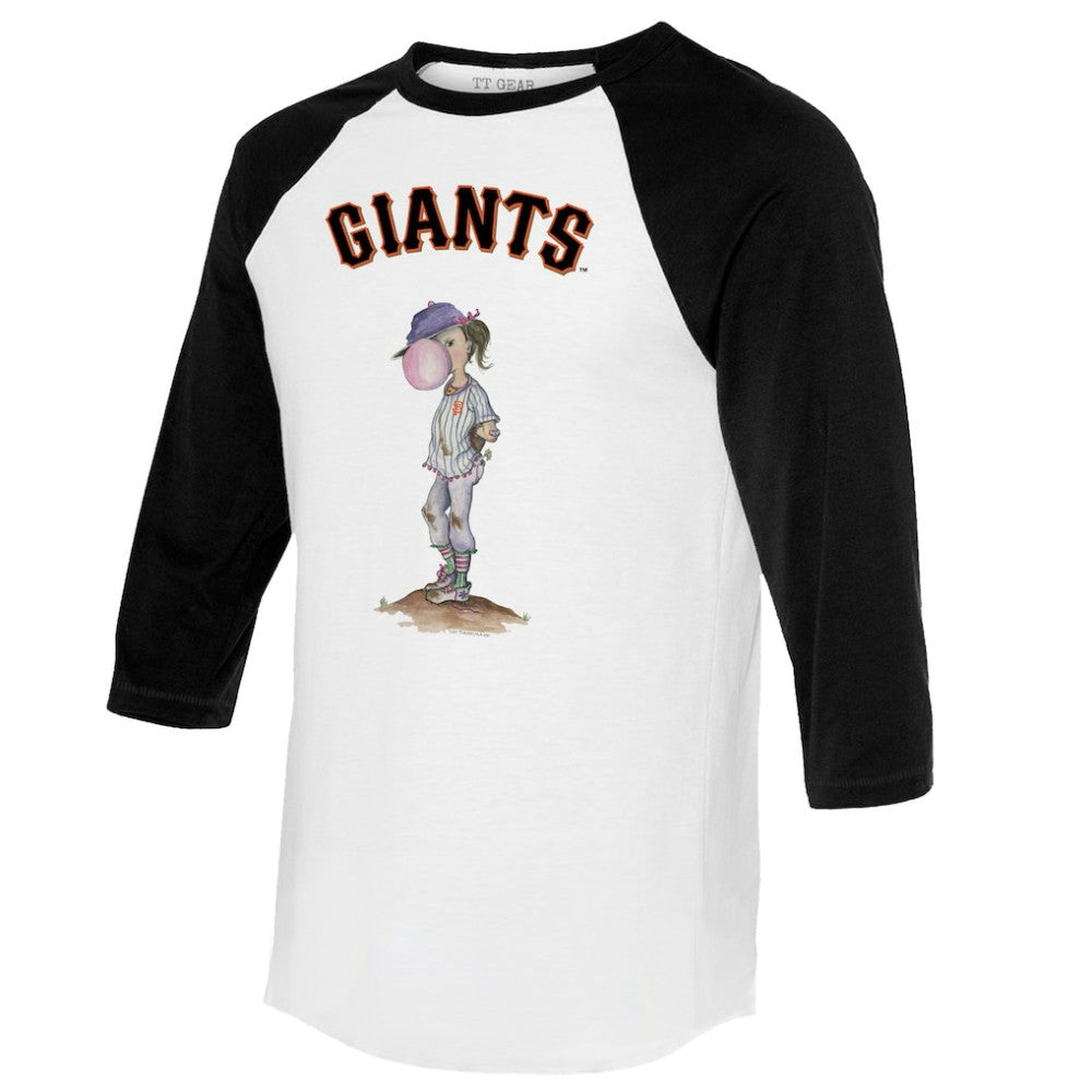 San Francisco Giants Tiny Turnip Women's Bubbles 3/4-Sleeve Raglan T-Shirt | MLB Outlet