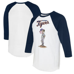Detroit Tigers Tiny Turnip Women's Bubbles 3/4-Sleeve Raglan T-Shirt | MLB Shop