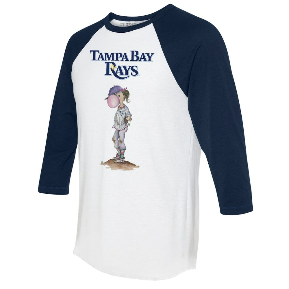Tampa Bay Rays Tiny Turnip Women's Bubbles 3/4-Sleeve Raglan T-Shirt | MLB Sale