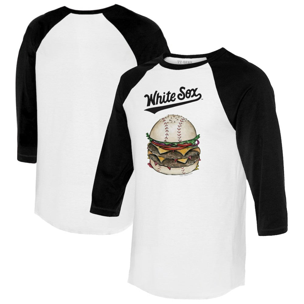 Chicago White Sox Tiny Turnip Women's Burger 3/4-Sleeve Raglan T-Shirt | MLB Online