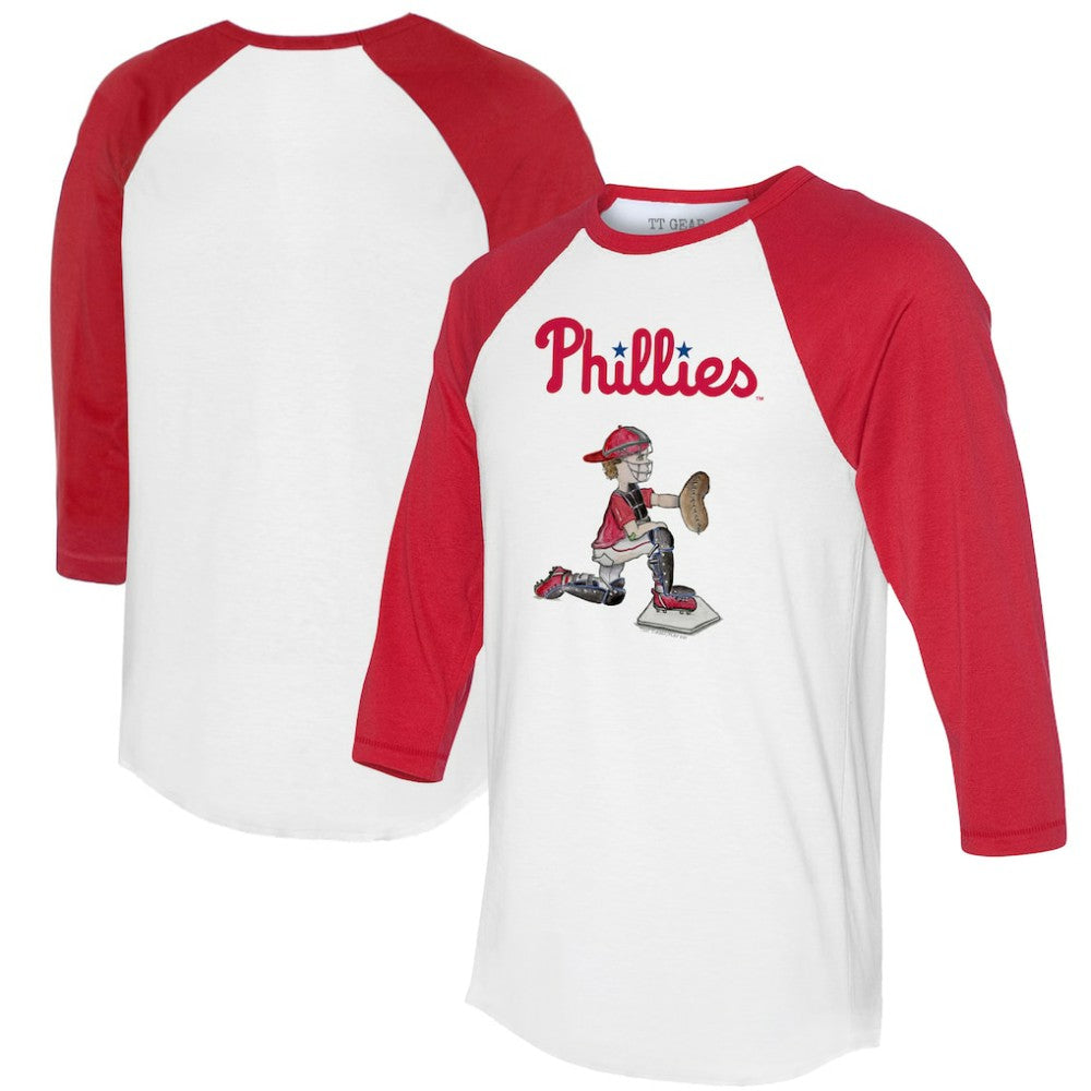 Philadelphia Phillies Tiny Turnip Women's Caleb 3/4-Sleeve Raglan T-Shirt | MLB Sale