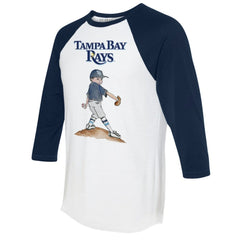 Tampa Bay Rays Tiny Turnip Women's Clemente 3/4-Sleeve Raglan T-Shirt | MLB Sale