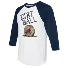 Atlanta Braves Tiny Turnip Women's Dirt Ball 3/4-Sleeve Raglan T-Shirt | MLB Online