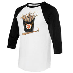San Francisco Giants Tiny Turnip Women's Hot Bats 3/4-Sleeve Raglan T-Shirt | MLB For sale
