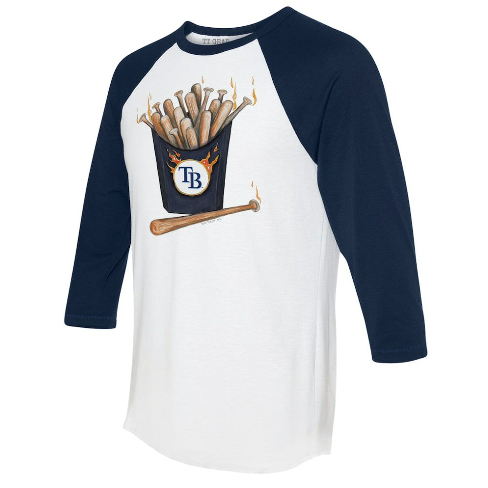 Tampa Bay Rays Tiny Turnip Women's Hot Bats 3/4-Sleeve Raglan T-Shirt | MLB On Sale