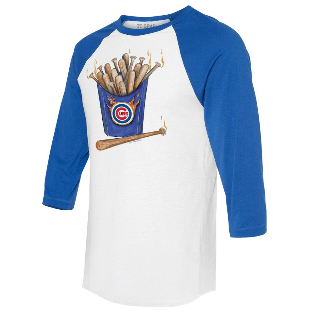 Chicago Cubs Tiny Turnip Women's Hot Bats 3/4-Sleeve Raglan T-Shirt | MLB Shop