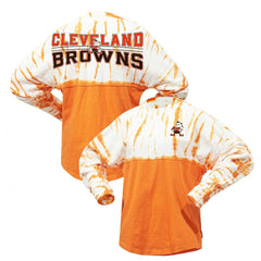 Cleveland Browns Fanatics Women's Vintage Bamboo Spirit Jersey Long Sleeve T-Shirt