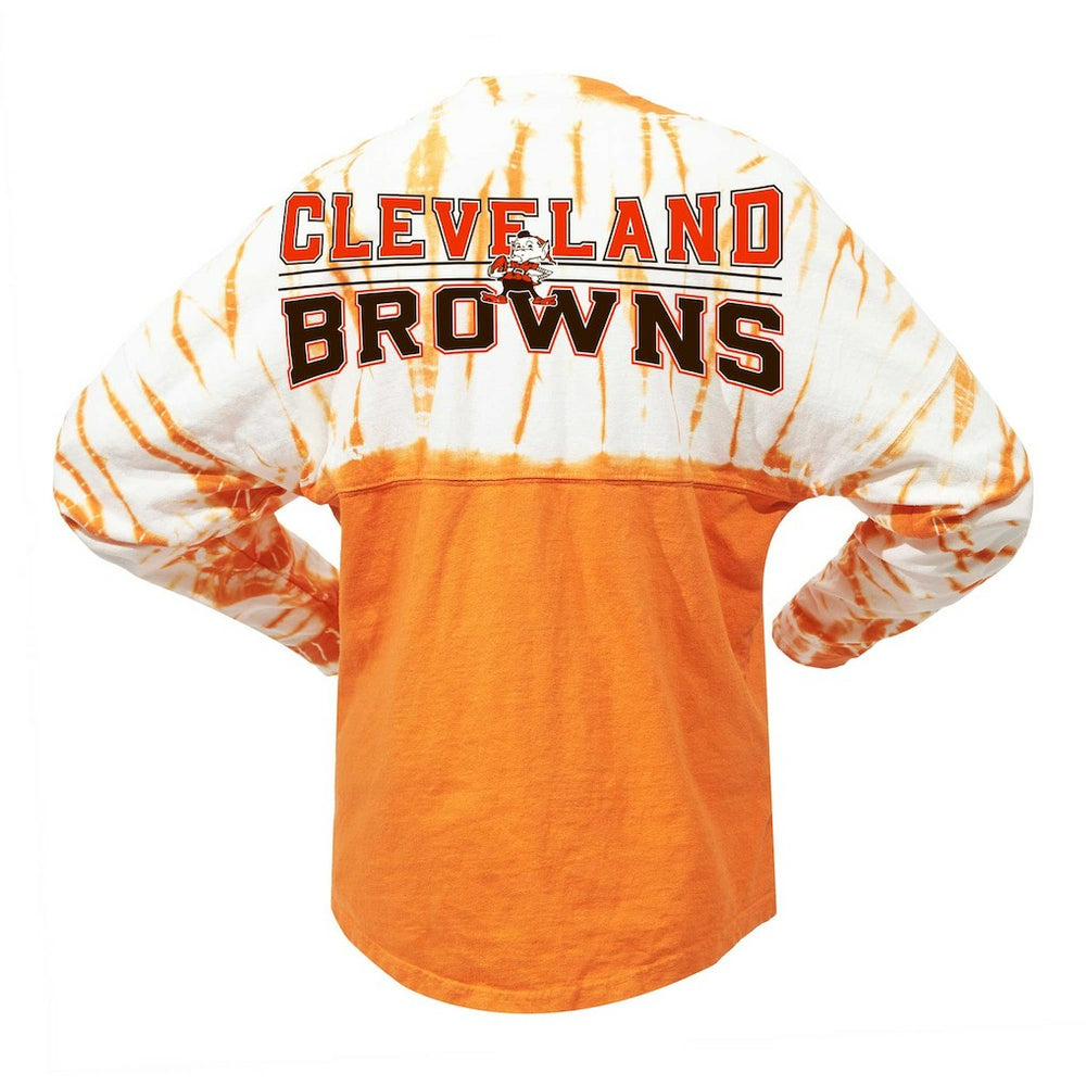 Cleveland Browns Fanatics Women's Vintage Bamboo Spirit Jersey Long Sleeve T-Shirt