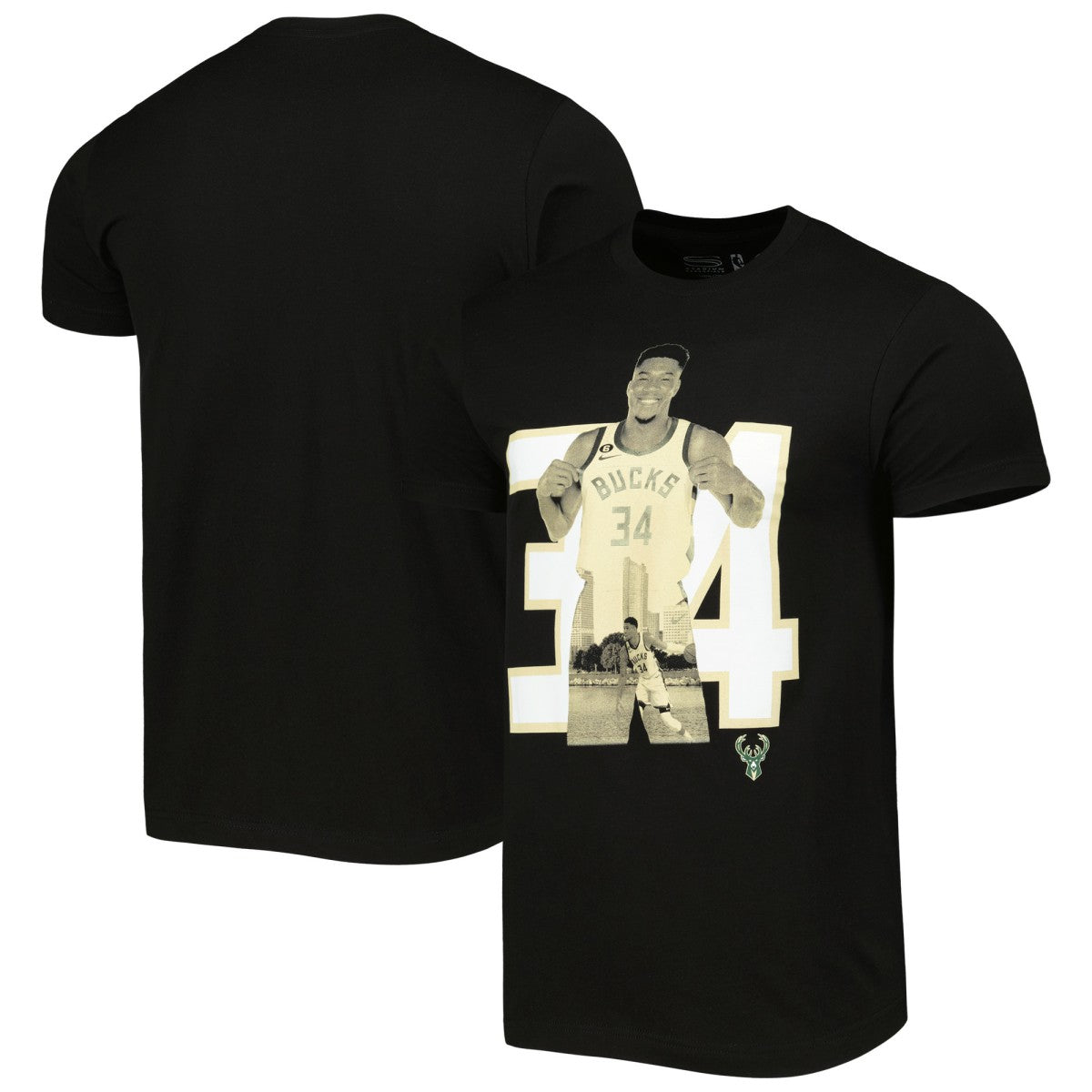 Giannis Antetokounmpo Milwaukee Bucks Stadium Essentials Player Metro T-Shirt On Sale